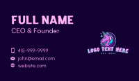 Unicorn Horse Gaming Business Card