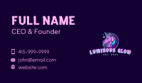 Unicorn Horse Gaming Business Card Image Preview