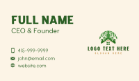 Tree Roof Realty Business Card Design