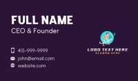 Female Tennis Player Business Card