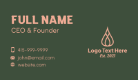 Spa Oil Extract  Business Card Design