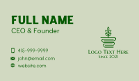 Eco House Plant  Business Card Design