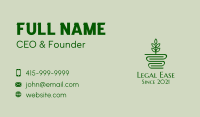 Eco House Plant  Business Card