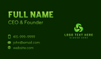 Leaf Eco Recycle Business Card