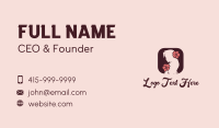 Flower Woman Salon Business Card Design