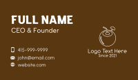 Juice Cafe Business Card example 3
