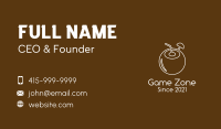 Tropical-juice Business Card example 3