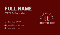Sporting Event Business Card example 1