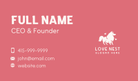 Spitz Puppy Hearts Business Card Image Preview