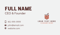 Trowel Bricklaying Masonry Business Card