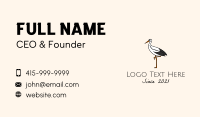 Stork Business Card example 3