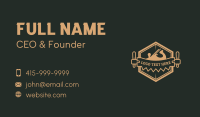 Woodcarving Business Card example 4