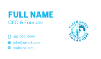 Squeegee Spray Cleaning Business Card Image Preview