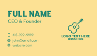 Simple Green Guitar Business Card