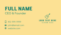 Simple Green Guitar Business Card