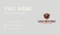 Rhino Boxing Fighter Business Card