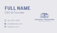 Vintage Car Driver Business Card Image Preview