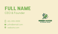 Cute Green Bird Business Card Image Preview