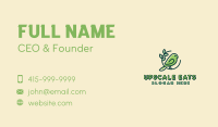 Cute Green Bird Business Card Image Preview