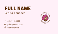 Cute Glasses Girl Business Card