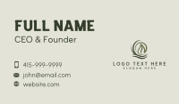 Nature Leaf Grass Business Card