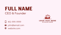 Strawberry Cake Pastry Business Card