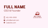 Strawberry Cake Pastry Business Card