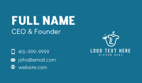 Dry Cleaning Shop Business Card