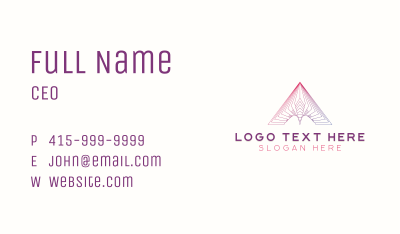 Tech Pyramid Creative Business Card
