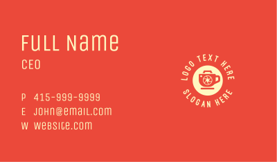 Cafe Camera Photo Business Card Image Preview