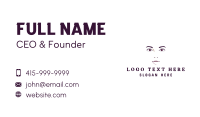 Face Business Card example 2