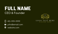 Florist Elegant Boutique Business Card