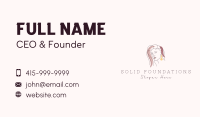 Deluxe Lady Stylist  Business Card