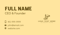 Feather Quill Document Business Card
