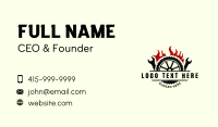 Tire Wrench Garage Business Card