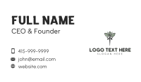 Eco Friendly Lotus Tailoring Business Card