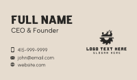 Hand Planer Carpentry Business Card