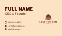 Sweet Chocolate Cake Business Card