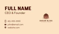 Sweet Chocolate Cake Business Card Image Preview