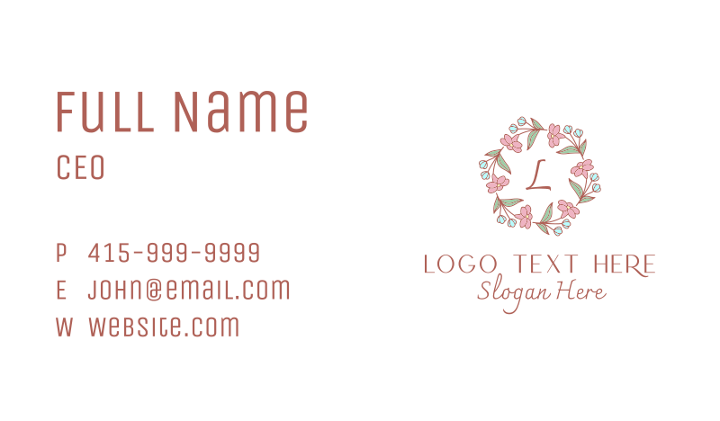 Charm Business Card example 3
