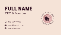 Beauty Business Card example 2