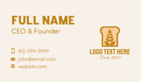 Bread Slice Business Card example 3