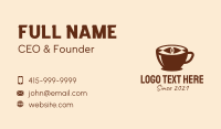 Coffee Cup Eye  Business Card