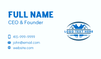 Pressure Washing Cleaning Business Card