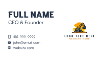 Excavation Business Card example 2