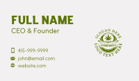 Organic Marijuana Weed Business Card