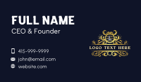 Luxury Premium Ornamental Business Card