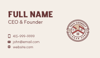 Maroon Business Card example 1