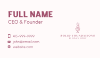 Fashion Gown Stylist Business Card