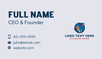 Pipe Wrench Plumbing Business Card Design